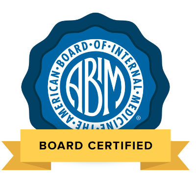 American Board of Internal Medicine Board Certified digital badge for Hillary Lin